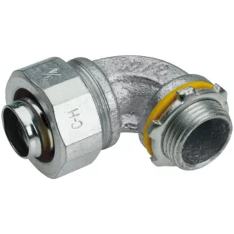Liquidator, Liquidtight Connector, Non-Insulated with Aluminum Grounding Lug, 1-1/4 in., 3.06 L x 3.06 H x 2.25 W in.