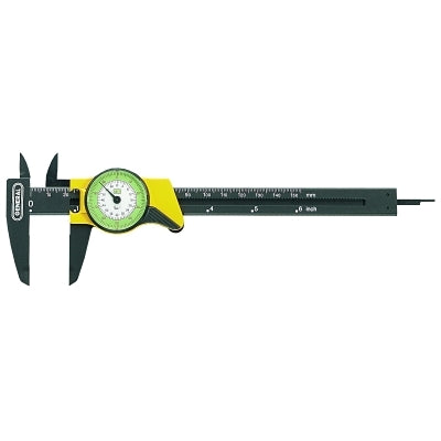Dial Caliper, 0 in-6 in, Plastic
