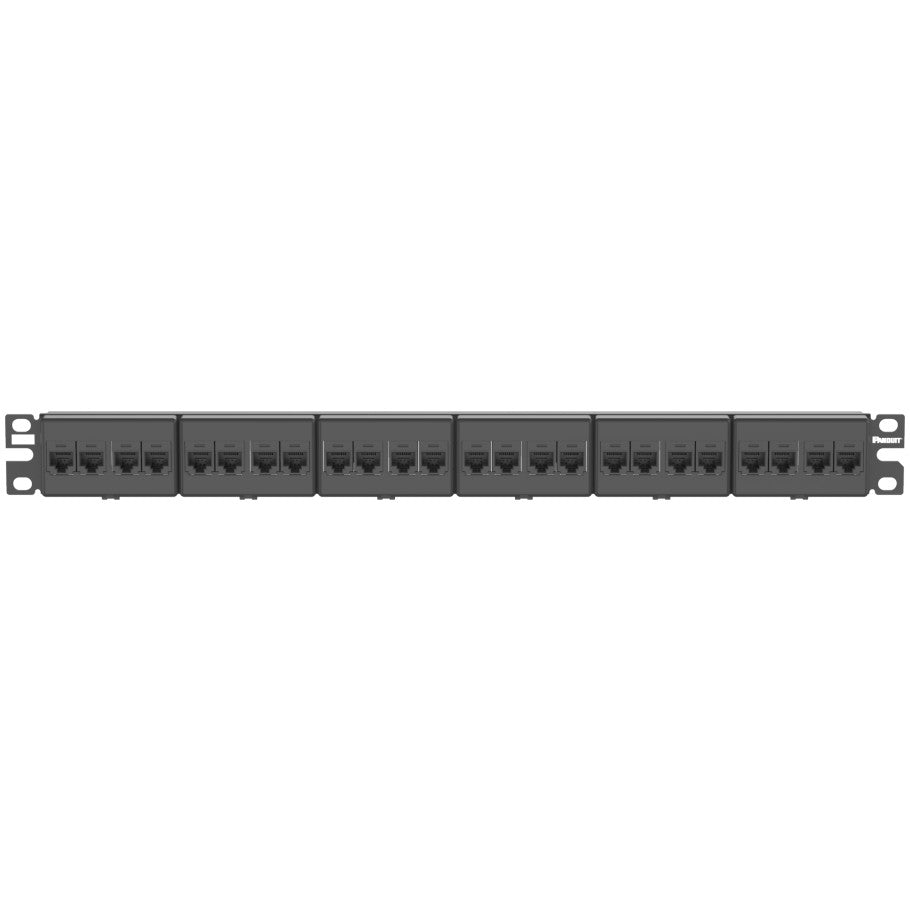 Copper Patch Panels, T568A, T568B, EIA 19 inches Rack, EIA 23 inches Rack, Black, 24 Port, 1 RU