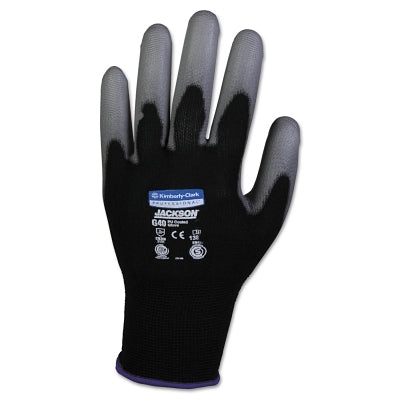 G40 Polyurethane Coated Gloves, 7/Small, Black