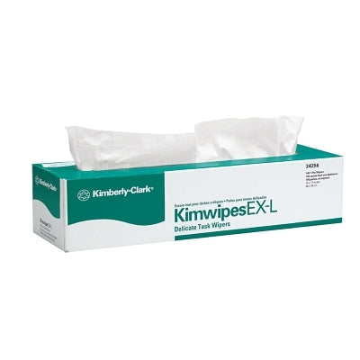 Kimtech Science Kimwipes Delicate Task Wiper, White, 14.7 in W x 16.6 in L, 140/BX
