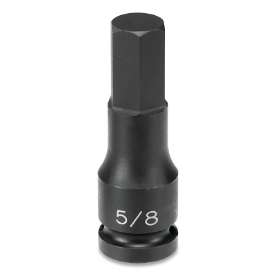 Impact Driver, 1/2 in Drive, Metric, 14 mm Size, 75 mm OAL, Hex
