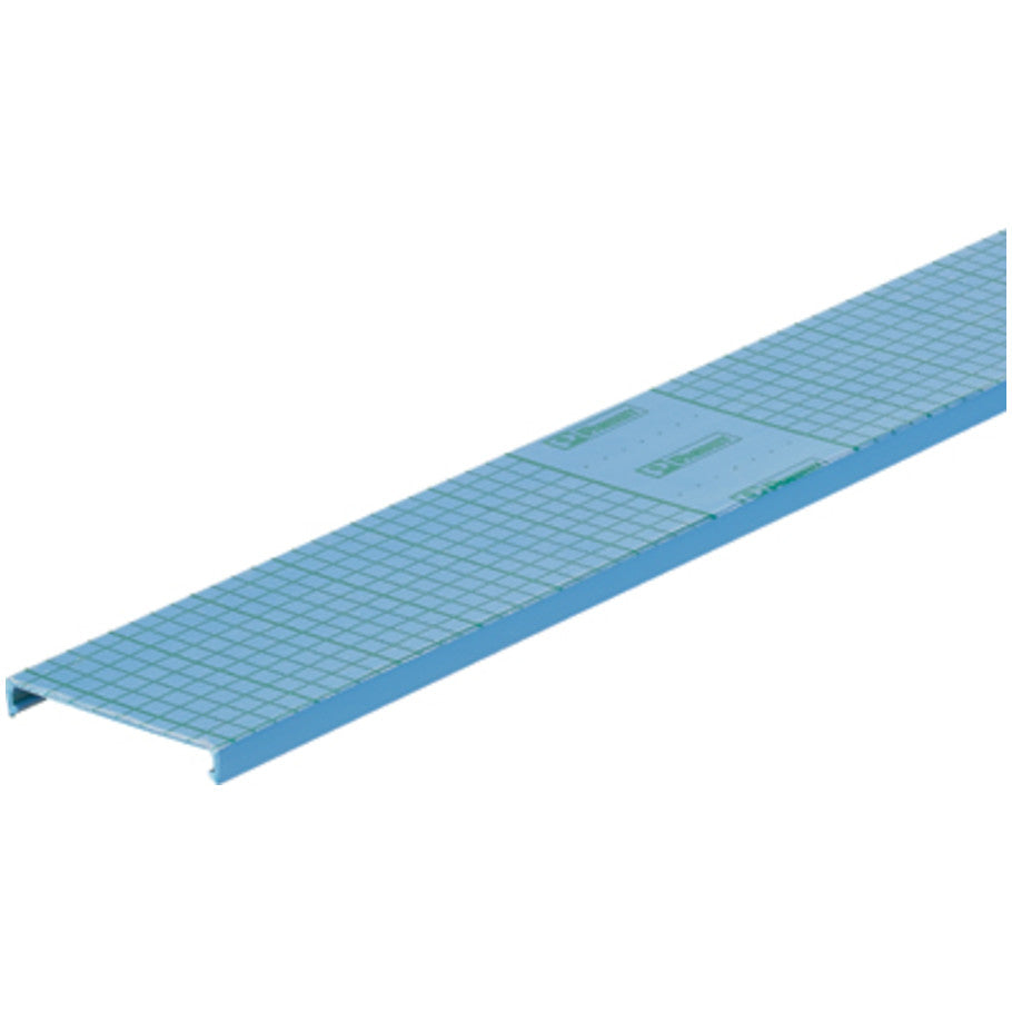 Wire Duct Cover, 2 in. W X 6 ft, Intrinsic Blue