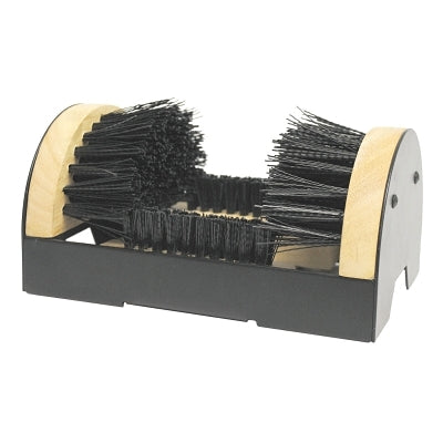 Boot Cleaning Brush, 9 in X 6 in Wood Block, Nylon Bristles