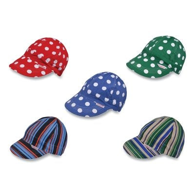 Short Crown Caps, Size 7 1/8, Assorted Prints