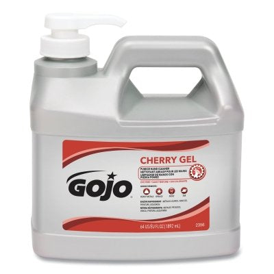 Cherry Gel Pumice Hand Cleaner, 1/2 gal, Pump Bottle