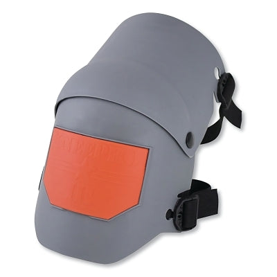 KneePro Ultra Flex III Knee Pad, Elastic Straps w/Quik-Snap Clips, Gray/Orange