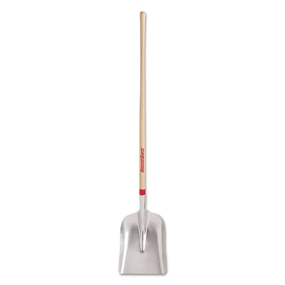 Aluminum Scoop, 13.5 in L x 11 in W Blade, #2 General Purpose, 46 in L North American Hardwood Straight Handle