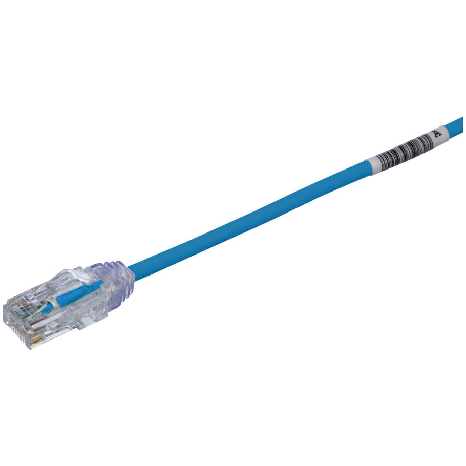 TX6-28 Cat 6 UTP Performance Patch Cords, 28 AWG, 3 FT, Blue