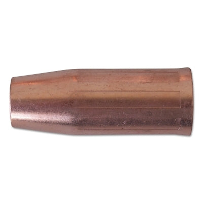MIG Gun Nozzle, 5/8 in Bore, 1/8 in Recess, Tweco Style 21, Self-Insulated, Copper