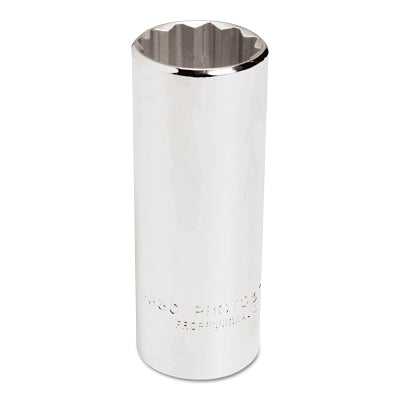 Torqueplus Deep Sockets, 1/2 in Drive, 15/16 in Opening, 12 Points