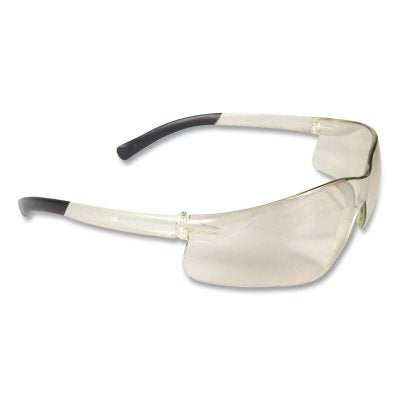 Rad-Atac Small Safety Eyewear, Indoor/Outdoor Lens, Polycarbonate, Hard Coat, Clear Flame