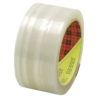 3M 021200-72368 High Performance Box Sealing Tapes 373, 48 mm x 50 m, 2.5 mil Thick Clear