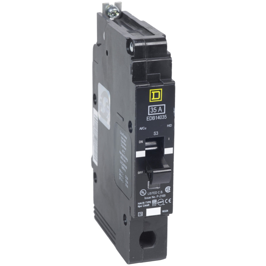 Mini circuit breaker, E-Frame, 50A, 1 pole, 277VAC, 25kA max, bolt on  TAA