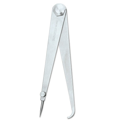 563 Series Firm Joint Hermaphrodite Caliper, 0 to 6 in, Flat Leg