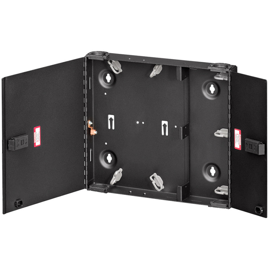 Small SDX Wall-Mount Fiber Enclosure, empty with dual door, no lock