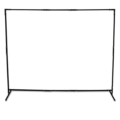 Curtain Frame, 6 ft X 6 ft Expandable to 6 ft X 8 ft, Steel, Black