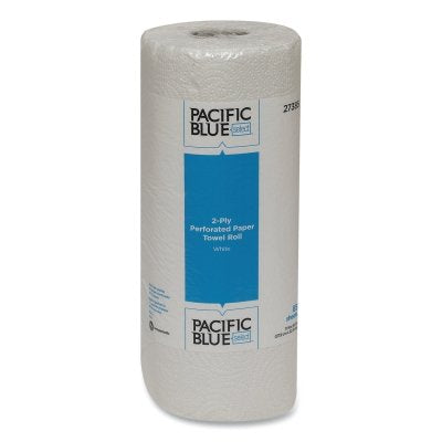 Pacific Blue Select 2-Ply Perforated Paper Towel, White, 11 in W x 8.8 in L, 30 RL/CA