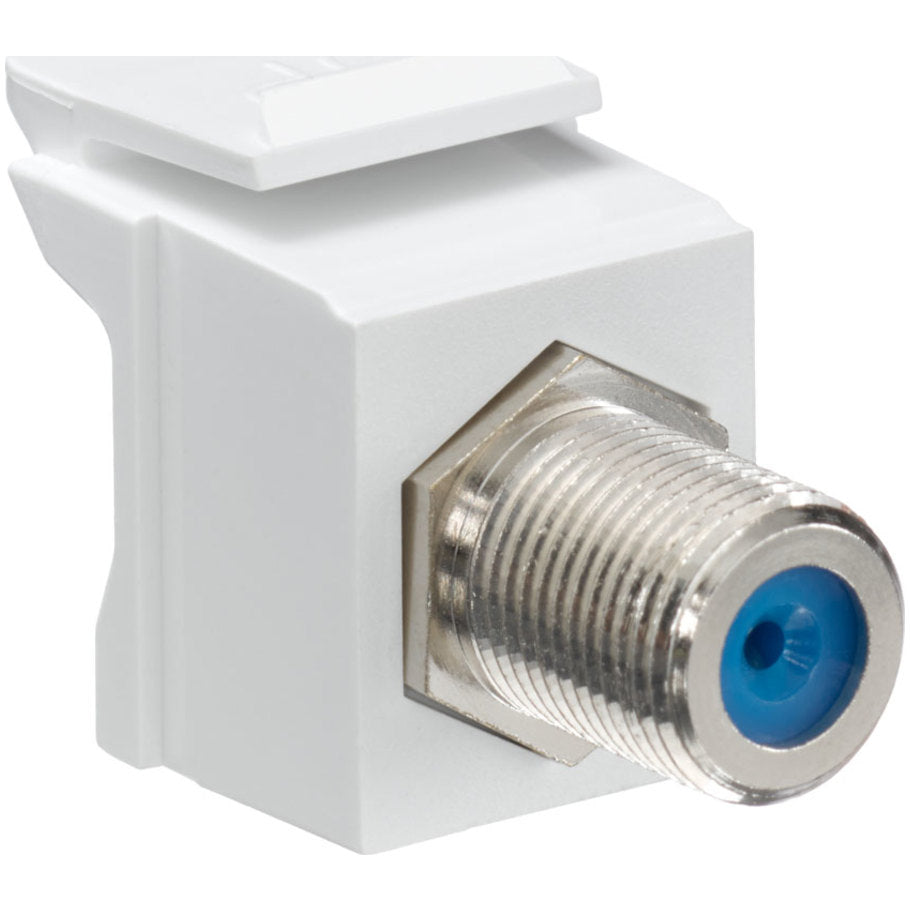 QuickPort Feedthrough F-Connectors, White
