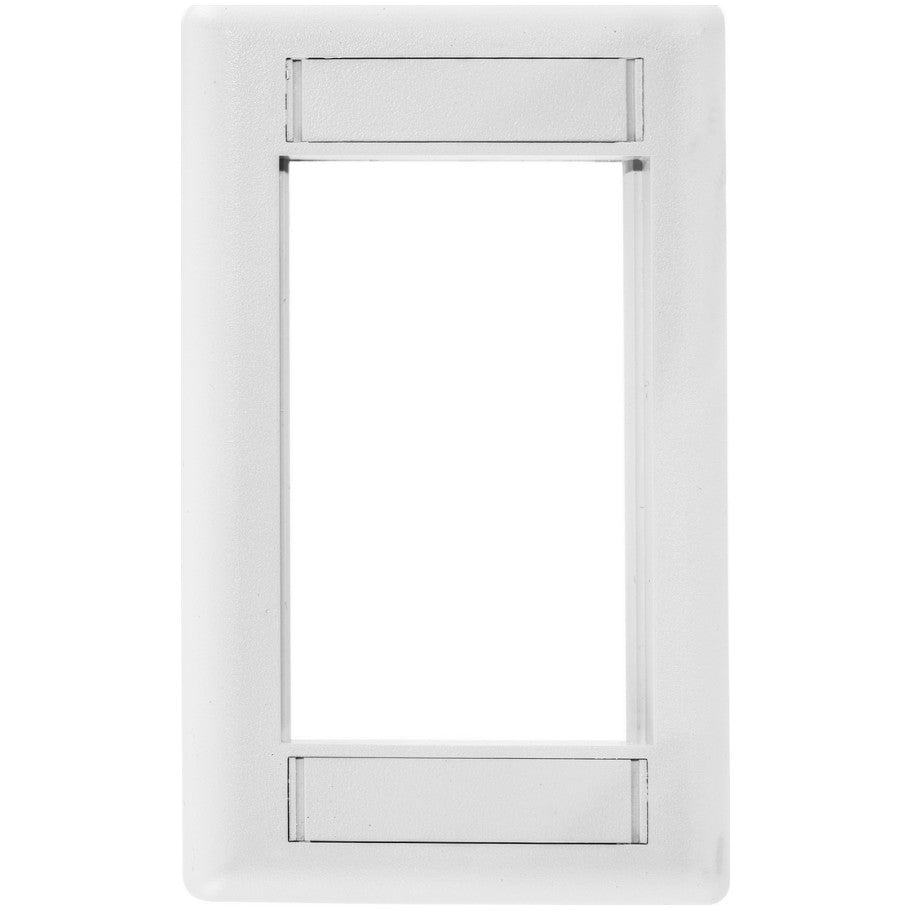 Infin-e Station Modular Faceplate Frame, 1-Gang, White