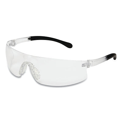 XM330 Series Protective Eyewear Safety Glasses, Clear Lens, Polycarbonate, Clr/Blk Frame