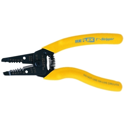Reflex Premium T-Strippers, 10-18 AWG, Yellow