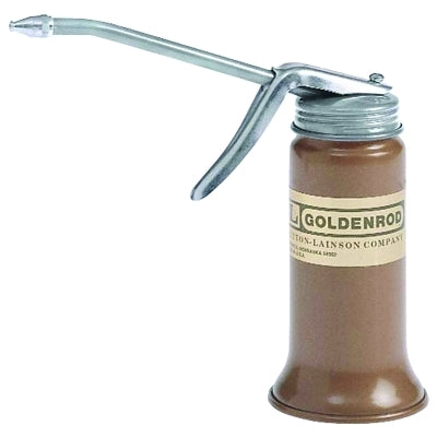 Pistol Pump Oiler, 6 oz, Lever Action, Rigid 5 in Spout