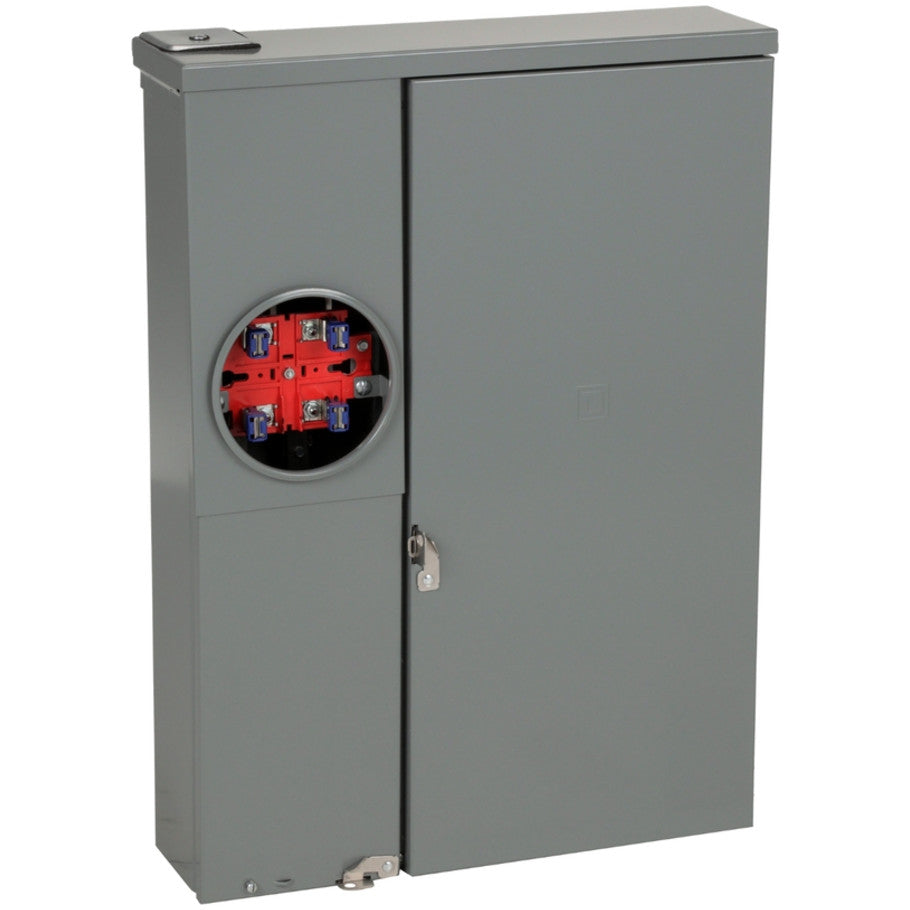 Homeline All-in-One Combination Service Entrance Device, Ring-Type, Surface-Mount, Solar Ready, 200A, 22kA, OH/UG, 40 Spaces