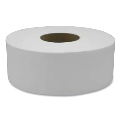 Toilet Paper and Tissue Roll, 1000 ft L, Embossed, JRT, Virgin Paper, 12 EA/CA