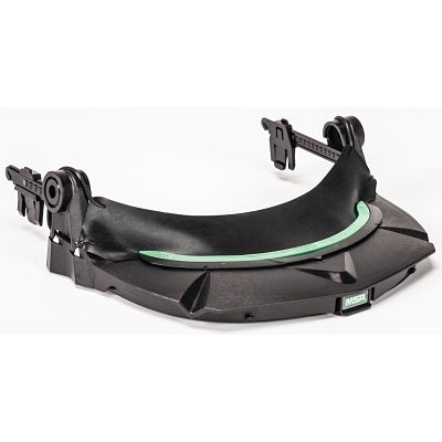 V-Gard Visor Frame for General Purpose, For All MSA Slotted Caps, Black/Green, Includes Debris Control