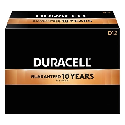 CopperTop Alkaline Battery, 1.5V, D, 12/BX