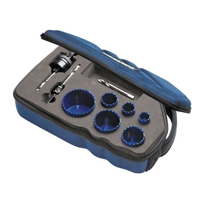 Bi-Metal Hole Saws Sets, 7/8 in - 2 1/2 in Cut Diam.