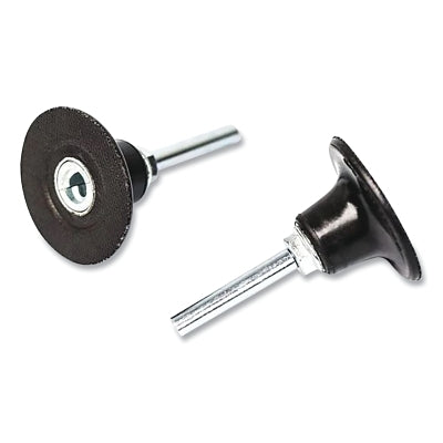 Quick-Change Pad Holder, 2 in dia, 1/4 in Thread, Roll On