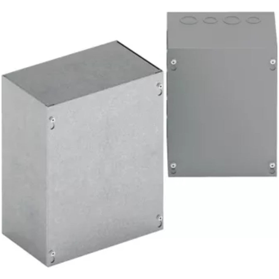 NEMA Type 1 Enclosure, Screw Cover, Painted Steel, 16 x 16 x 6 in.
