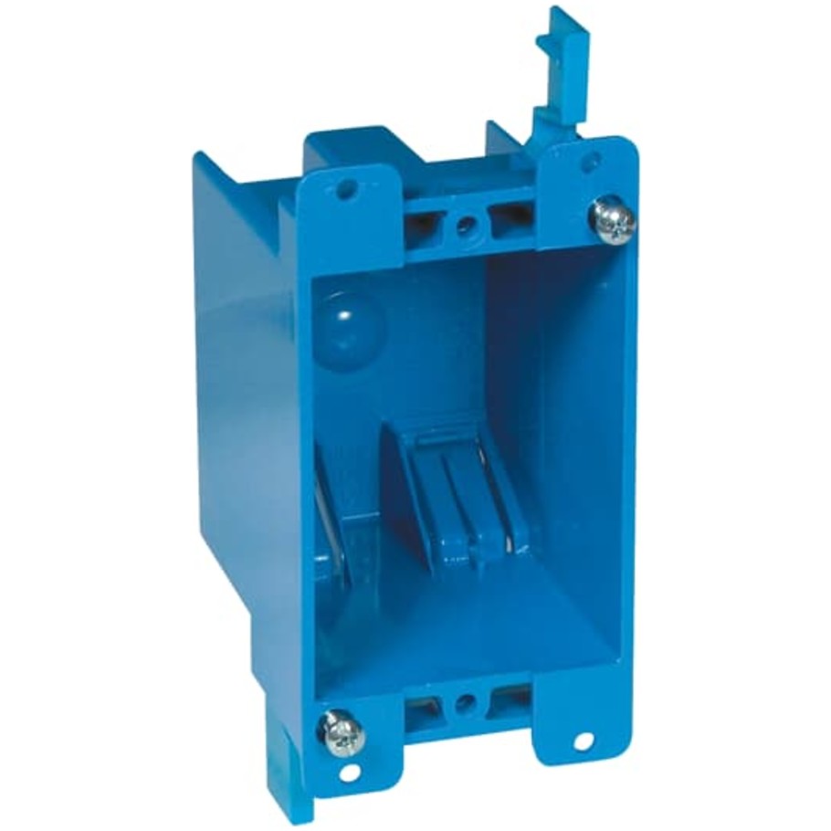 Blue Polycarbonate Outlet Box