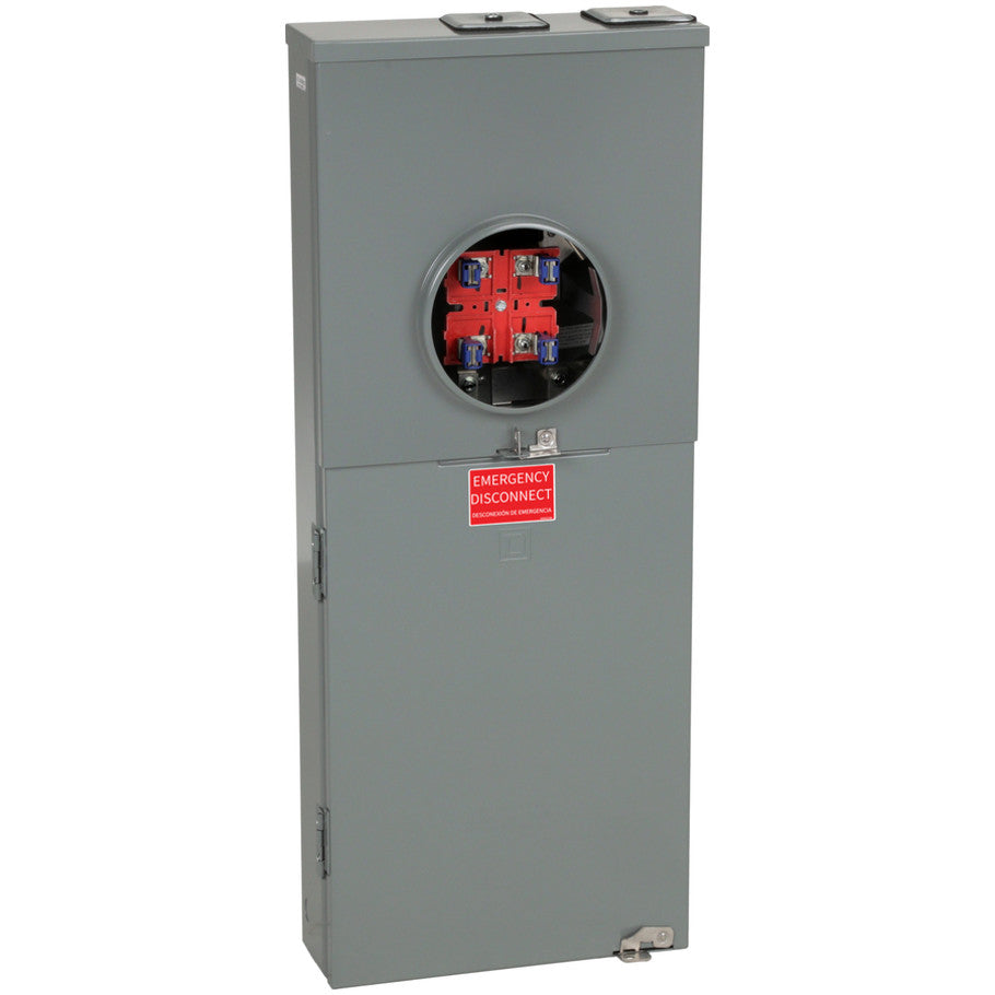 Homeline All-In-One Combination Service Entrance Device, Ringless, 200A, Surface Mount Only, OH/UG