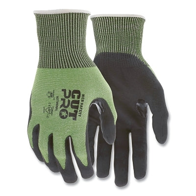 Cut Pro HyperMax Cut Resistant Gloves, Large, Black/Green