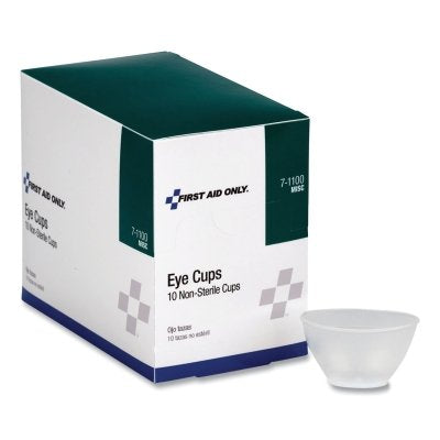 Eye Cup, Sterile, 0.75 fl oz, Plastic, 10 per Box