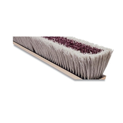 No. 35 Line Floor Brush, 24 in, Coarse BR Plastic/Silver Flagged-Tip, Less Handle