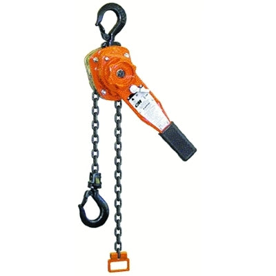 Series 653 Lever Chain Hoist, 3/4 Ton Capacity, 10 ft Lifting Height, 1 Fall, 51 lbft
