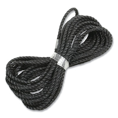 Rope Kit, 16 in to 40 in L, Aluminum/ Fiberglass, Black