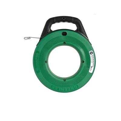 Steel Fish Tape, 1/8 in W, Steel, 240 ft