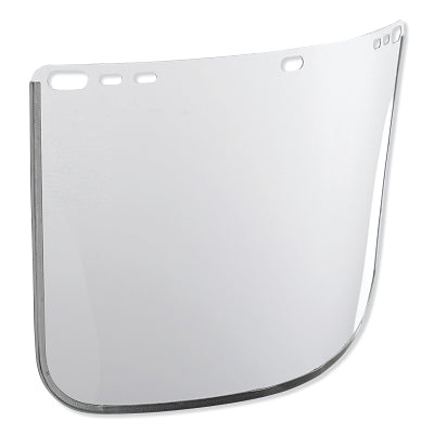 F30 Acetate Faceshield, 8040, Uncoated, Clear, C Shape, Bound, 12 in L x 8 in H