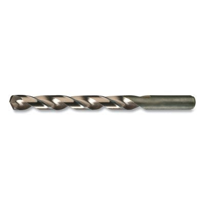 550 NAS-Type Heavy-Duty Cobalt Straw Jobber-Length Drill Bit, 0.2010 in dia Cutting, 3.625 in OAL, #7 Wire