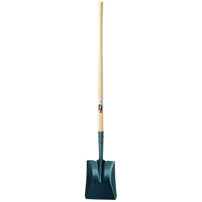 Eagle Shovel, 10-1/2 in x 9 in Square Point Blade, 46 in White Ash Handle