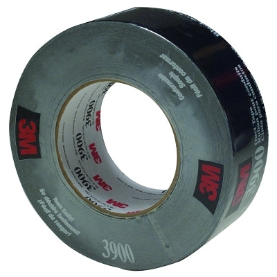 3M 021200-49833 Duct Tapes 3900, Black, 5 1/2 in x 5 1/2 in x 7.7 mil