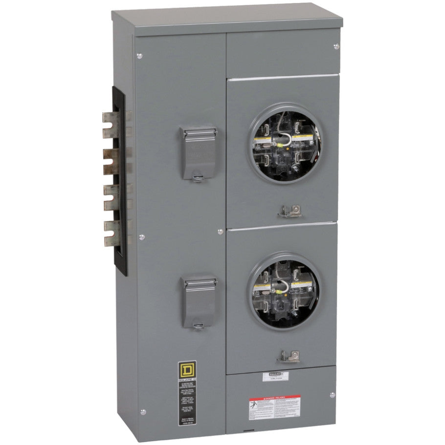 Meter Center, Ringless, 1200 (Bus) A, 225 (Line) A, 1 Phase (Out) Phase, 3 Phase (In) Phase, 2, 208Y/120 V