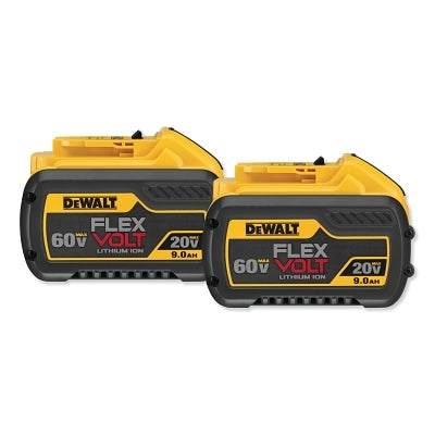 MAX* Cordless Tool Battery, 20 V/60 V, Lithium-ion, 9.0 Ah, FLEXVOLT, 2 PK