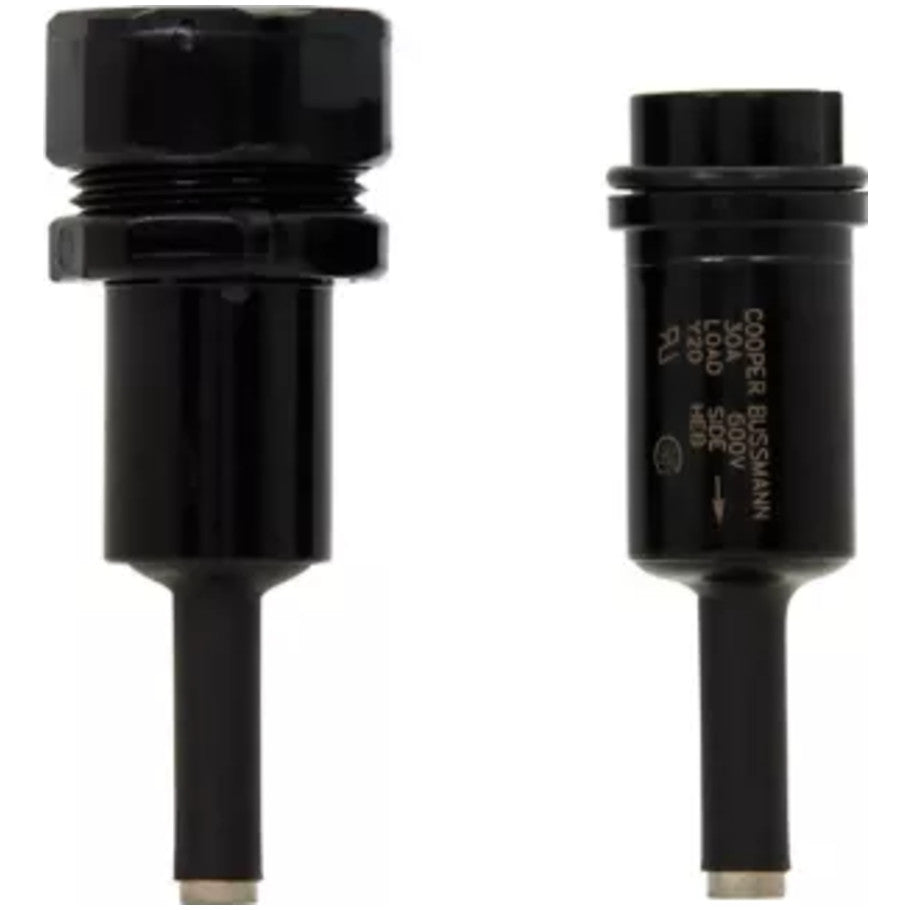 Fuse Blocks and Fuse Holders, Class CC, 1-Pole, 30 A, 600 V, Crimp, 16 to 12 AWG, 16 to 8 AWG