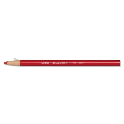 China Marker, Red, Paper-Wrapped Grease Penicel